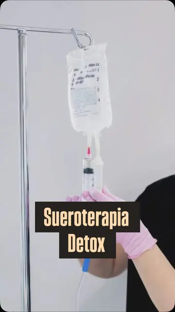 Bolsa de suero para sueroterapia detox